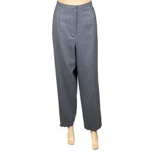 PENDLETON 100% Virgin Wool, Vintage grey pants w/purple pinstripes. Size 12. EUC